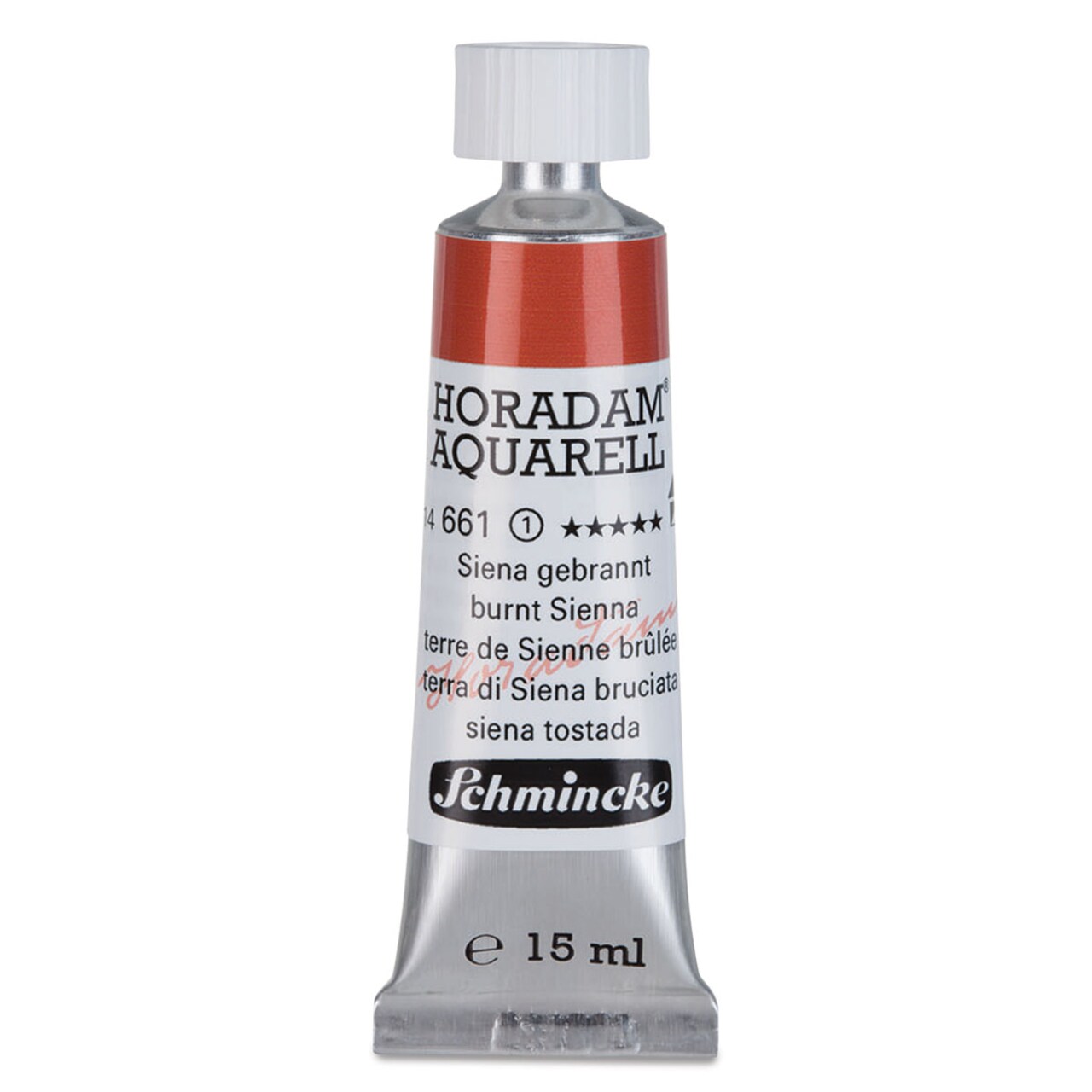 Schmincke Horadam Aquarell Artist Watercolor - Burnt Sienna, 15 ml tube